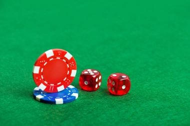 Live dealer at blackjack table during outright betting session